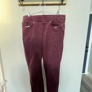 Levis Gold Totally Shaping Pull On Skinny Jeans Womens Purple size 10